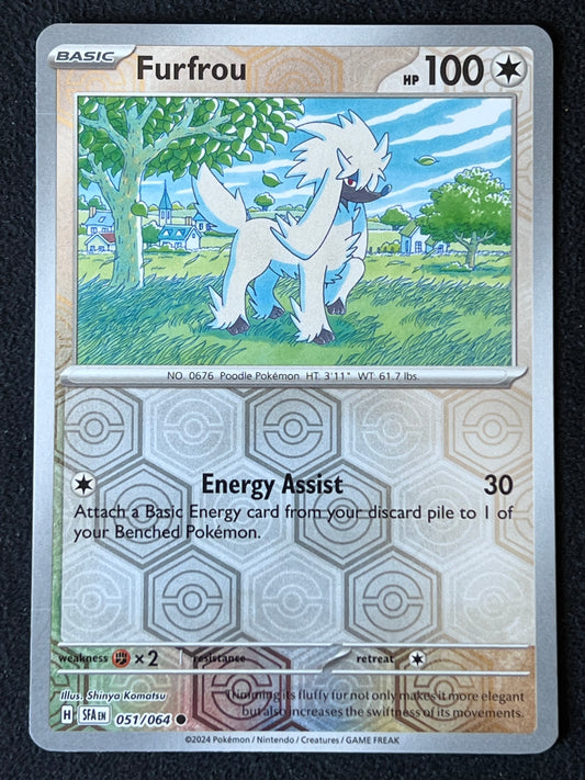 051/064 Furfrou - Pokémon Shrouded Fable Common Reverse