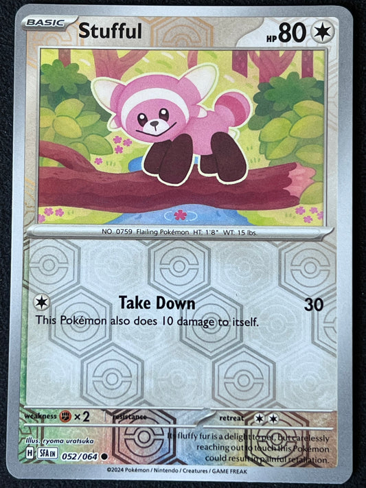 052/064 Stufful - Pokémon Shrouded Fable Common Reverse