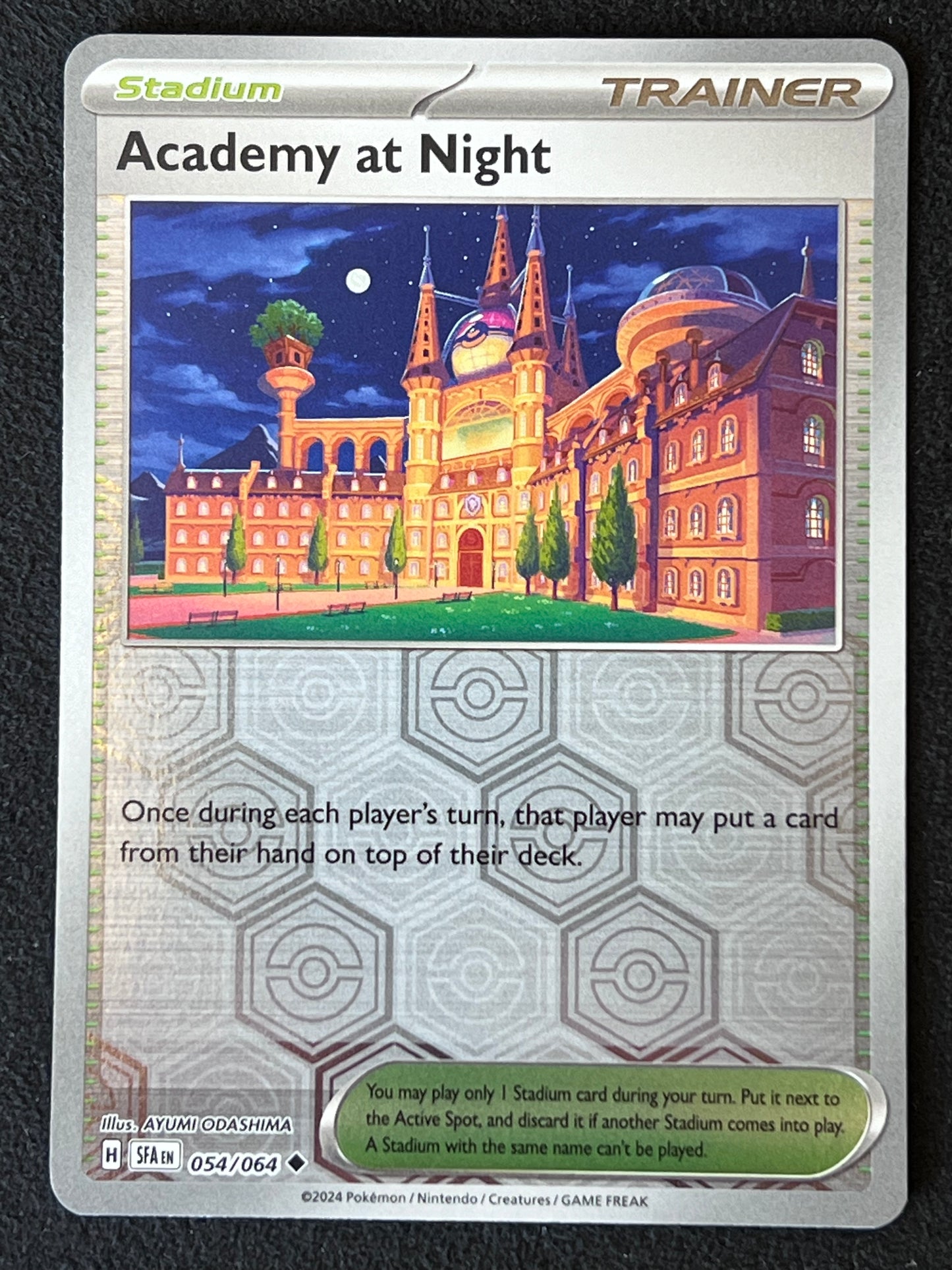 054/064 Academy at Night - Pokémon Shrouded Fable Uncommon Reverse