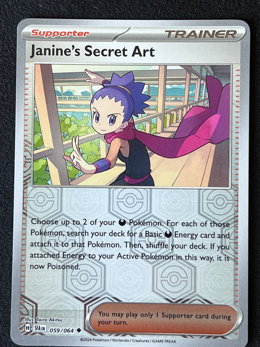 059/064 Janine’s Secret Art - Pokémon Shrouded Fable Uncommon Reverse