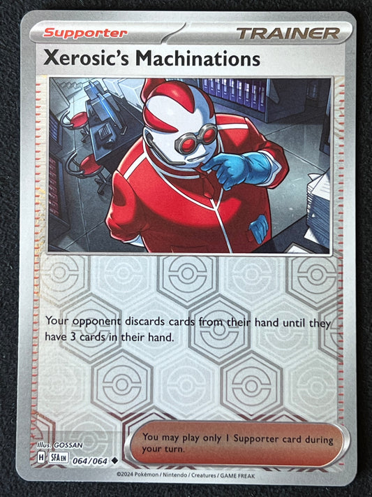 064/064 Xerosic’s Machinations - Pokémon Shrouded Fable Uncommon Reverse