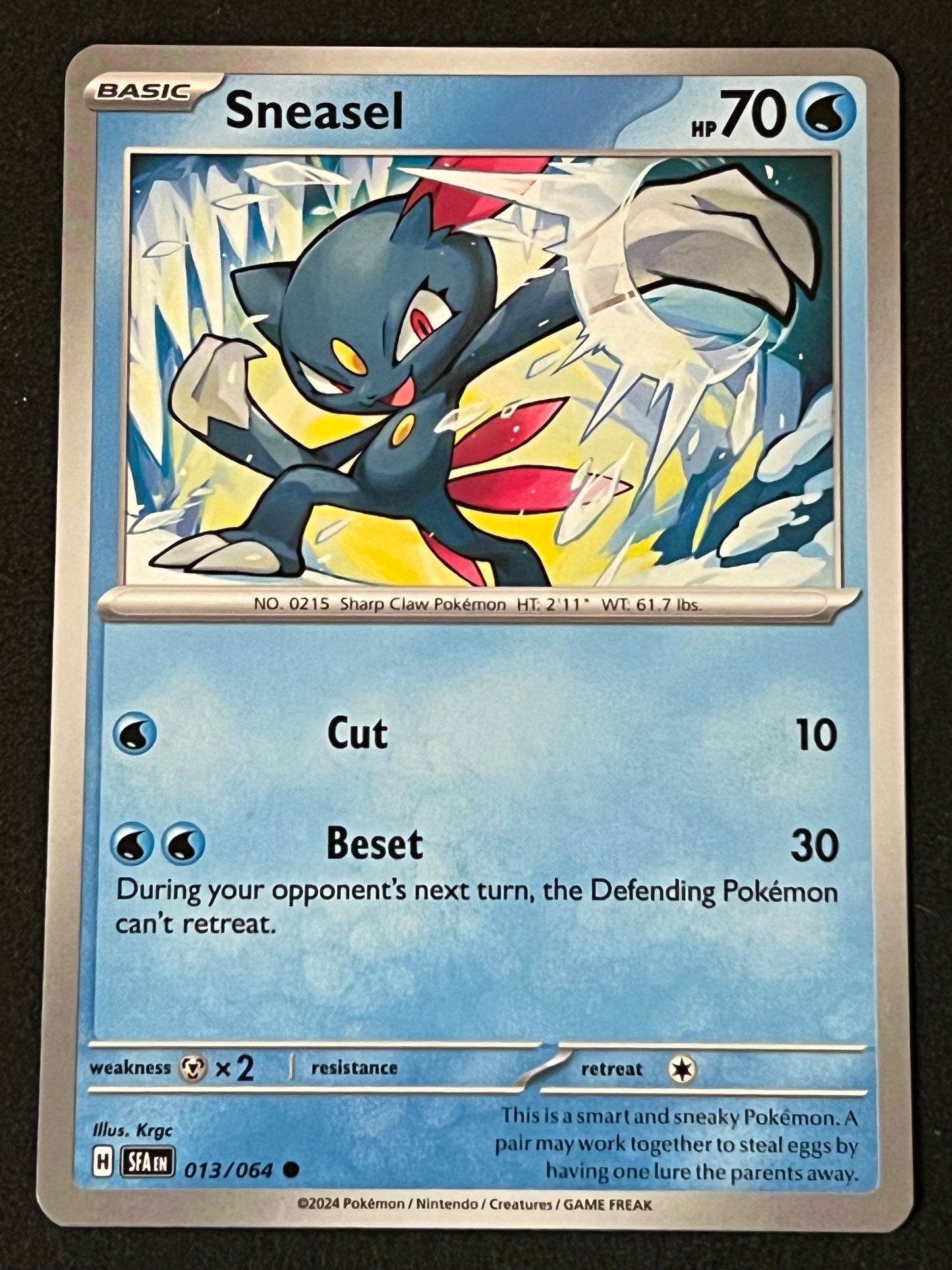 013/064 Sneasel - Pokémon Shrouded Fable Common