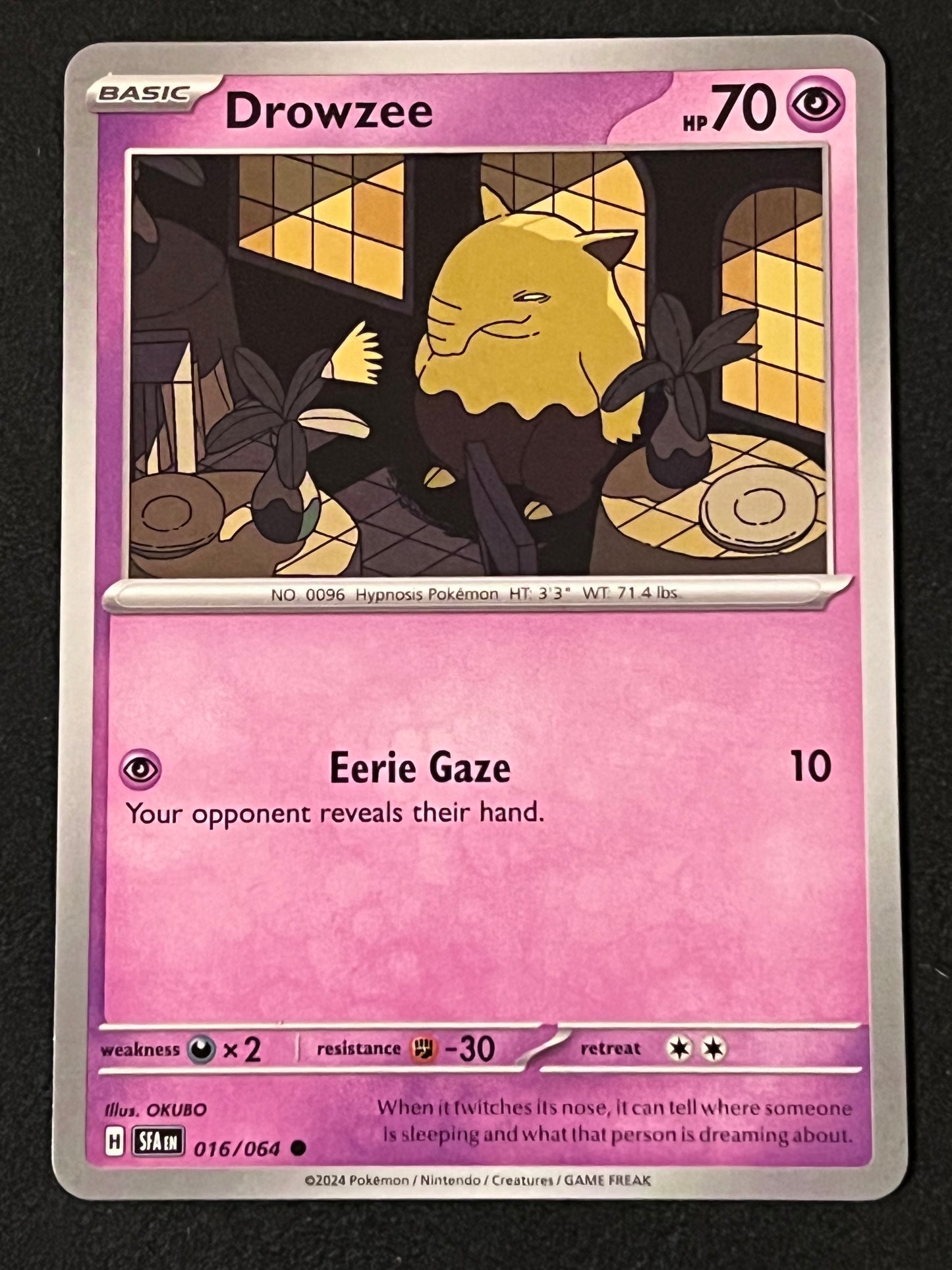 016/064 Drowzee - Pokémon Shrouded Fable Common