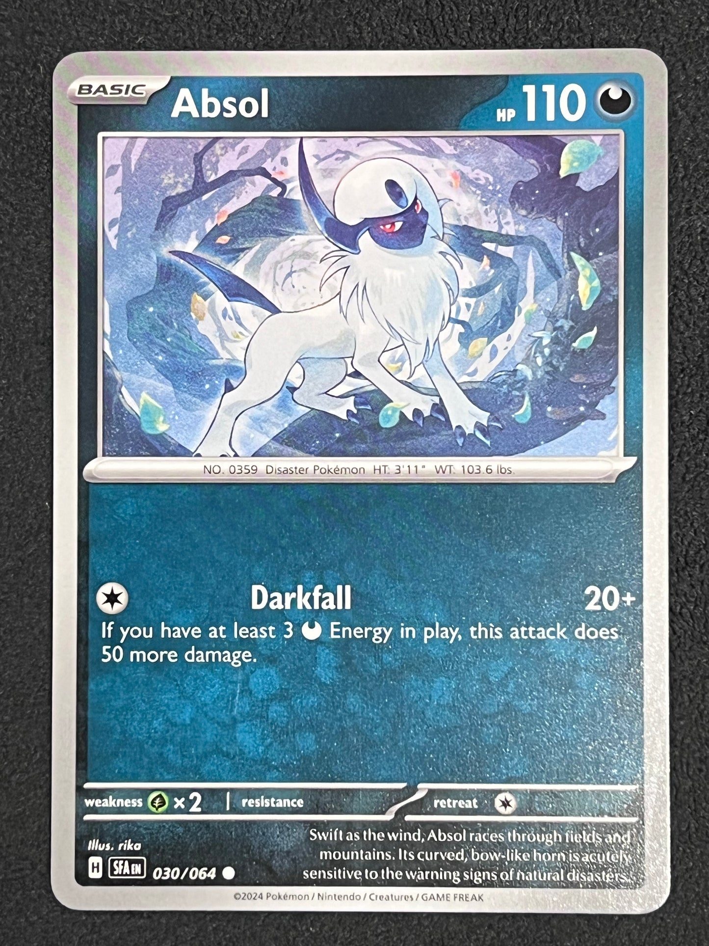 030/064 Absol - Pokémon Shrouded Fable Common