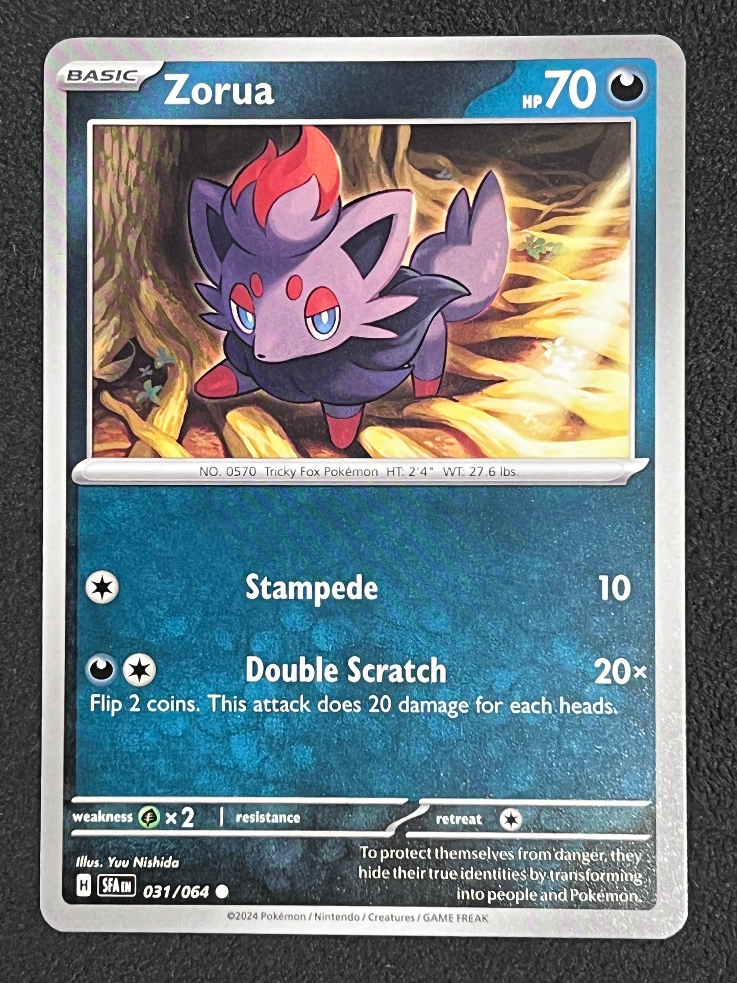 031/064 Zorua - Pokémon Shrouded Fable Common