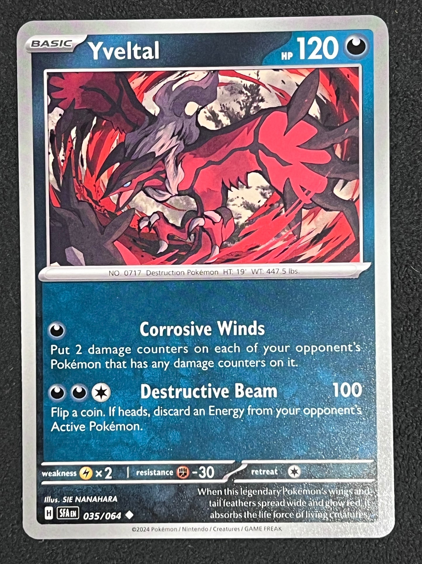 035/064 Yveltal - Pokémon Shrouded Fable Uncommon