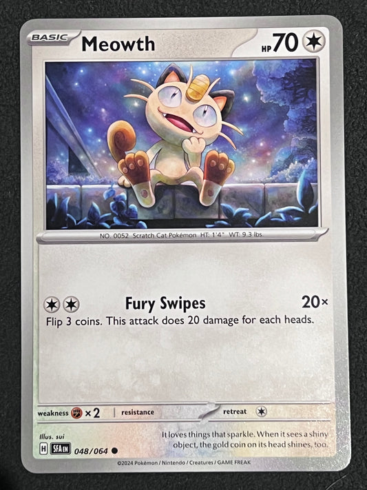 048/064 Meowth - Pokémon Shrouded Fable Common