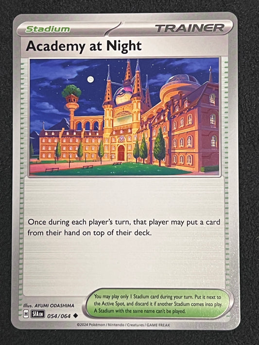 054/064 Academy at Night - Pokémon Shrouded Fable Uncommon