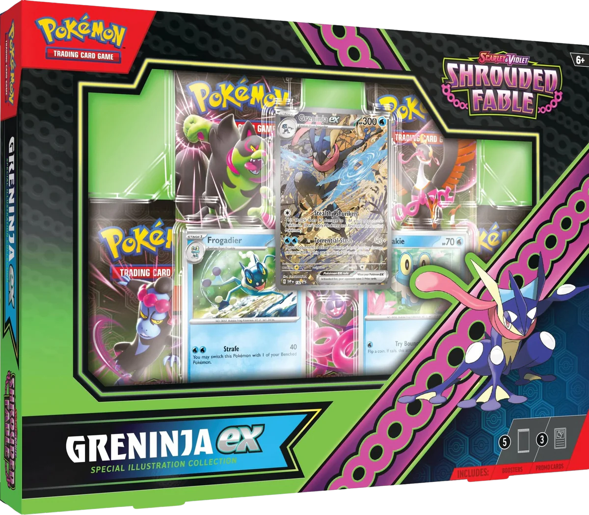 Pokémon TCG: SV06.5 -Shrouded Fable Greninja Ex Special Illustration Collection