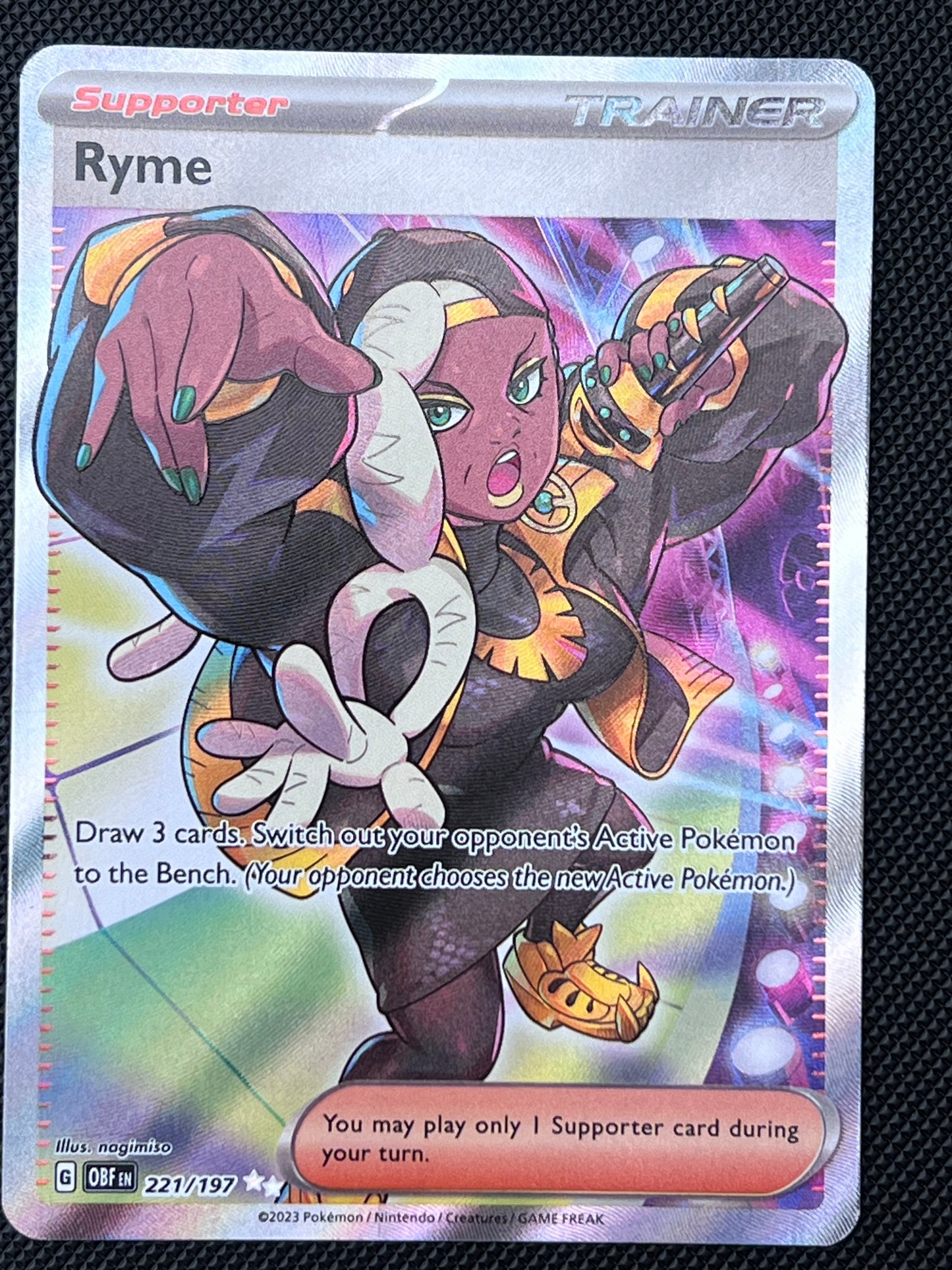 221/197 Ryme - Pokémon Obsidian Flames Ultra Rare