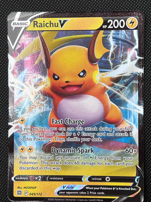 Raichu V - 045/172 Brilliant Stars Rare Holo V