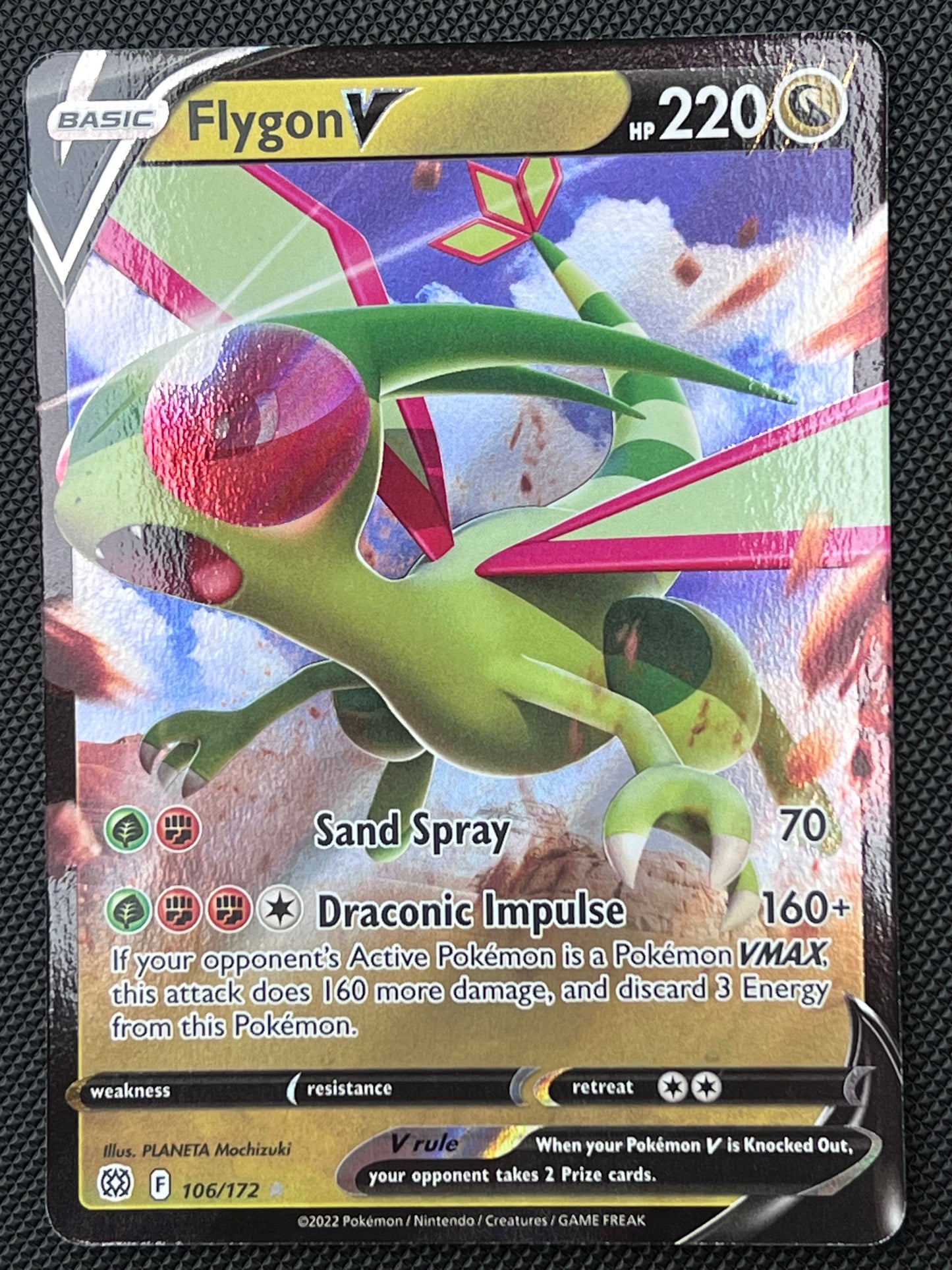 Flygon V - 106/172 Brilliant Stars Rare Holo V