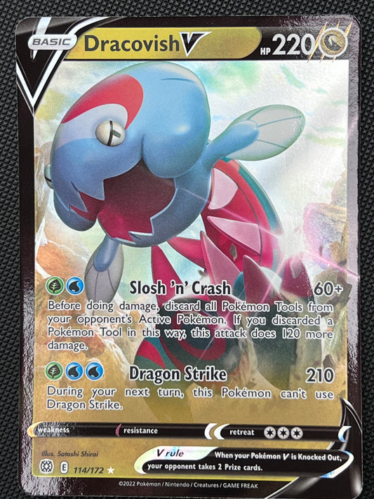 114/172 Dracovish V - Pokémon Brilliant Stars Ultra Rare