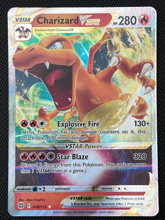 Charizard VStar - 018/172 Brilliant Stars Rare Holo VStar