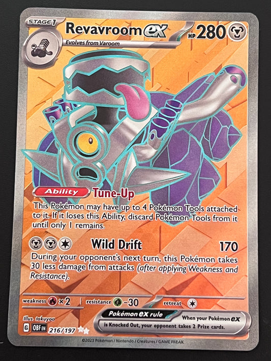 216/197 Revavroom Ex - Pokémon Obsidian Flames Ultra Rare