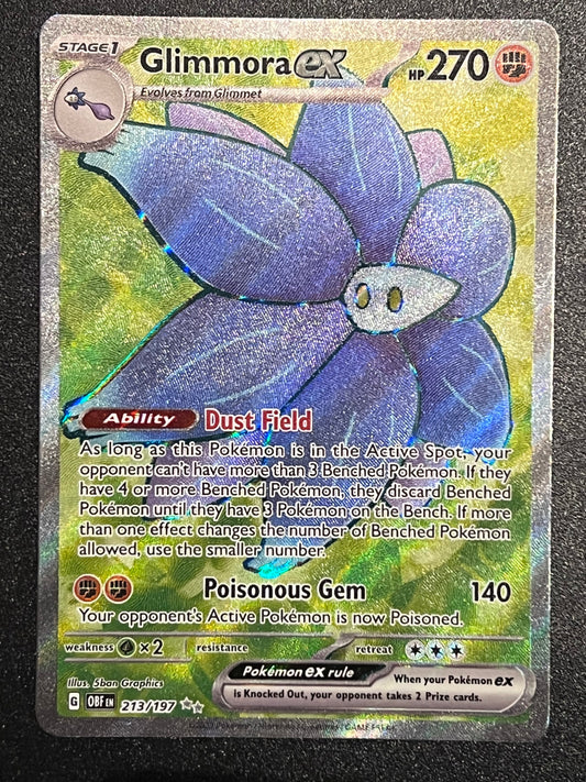 213/197 Glimmora Ex - Pokémon Obsidian Flames Ultra Rare