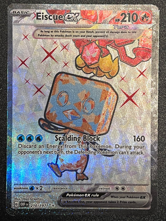 210/197 Eiscue Ex - Pokémon Obsidian Flames Ultra Rare