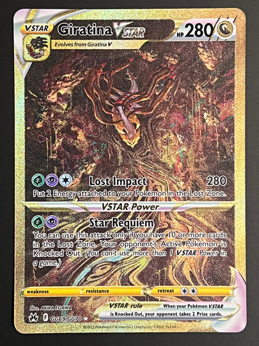 GG69/GG70 Giratina VStar - Pokémon Crown Zenith Gold Secret Rare