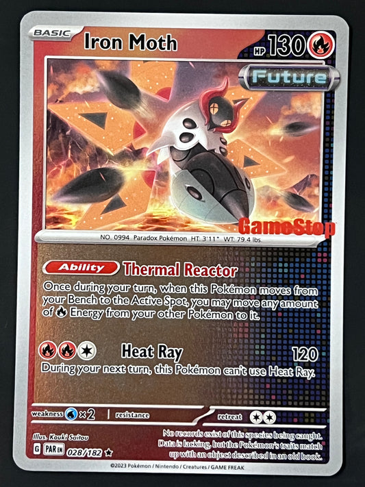 028/182 Iron Moth (STAMPED) - Pokémon Paradox Rift GameStop Promo