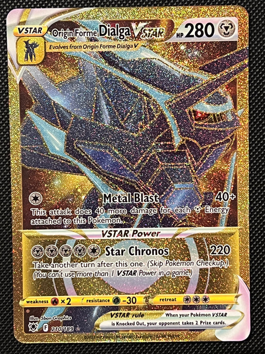 Origin Forme Dialga VStar - 210/189 Astral Radiance Rare Secret Gold Holo