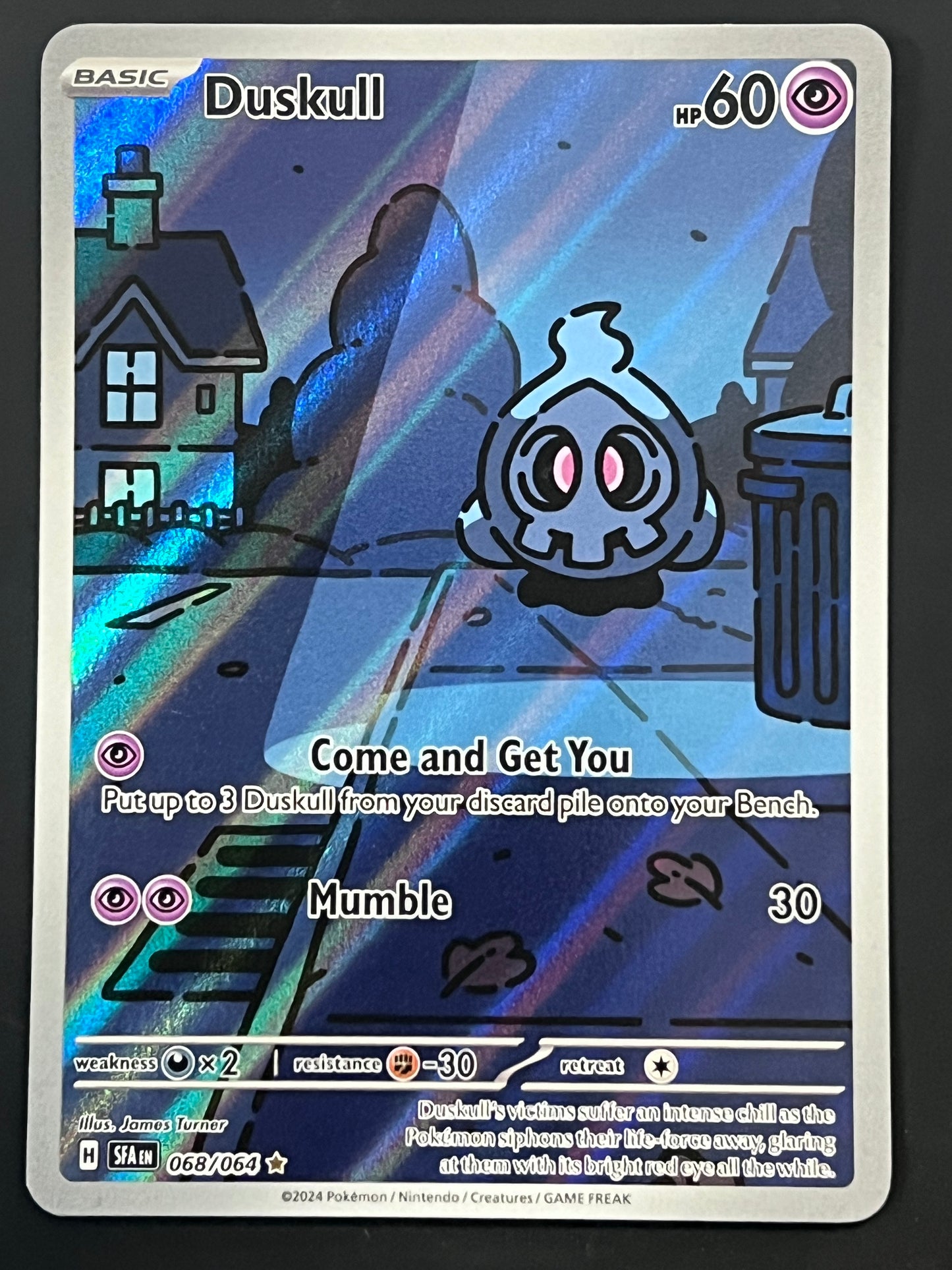 068/064 Duskull - Pokémon Shrouded Fable Illustration Rare