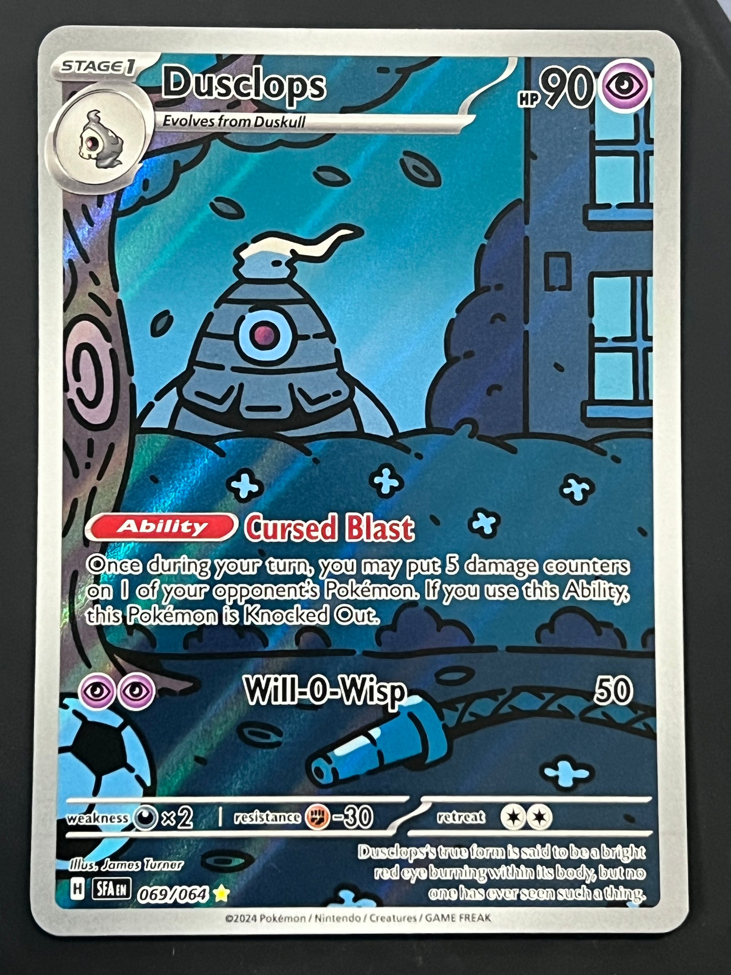 069/064 Dusclops - Pokémon Shrouded Fable Illustration Rare