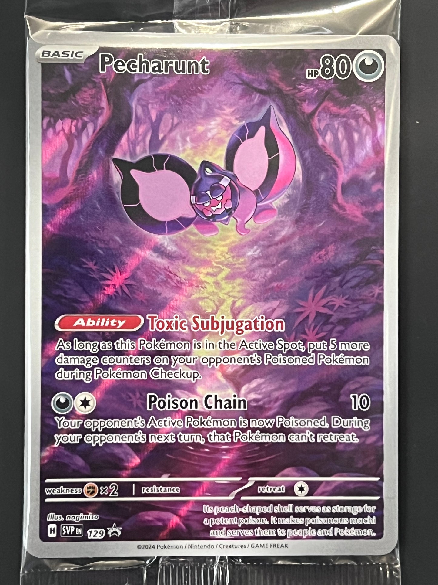 SVP129 Pecharunt (SEALED) - Black Star Promo