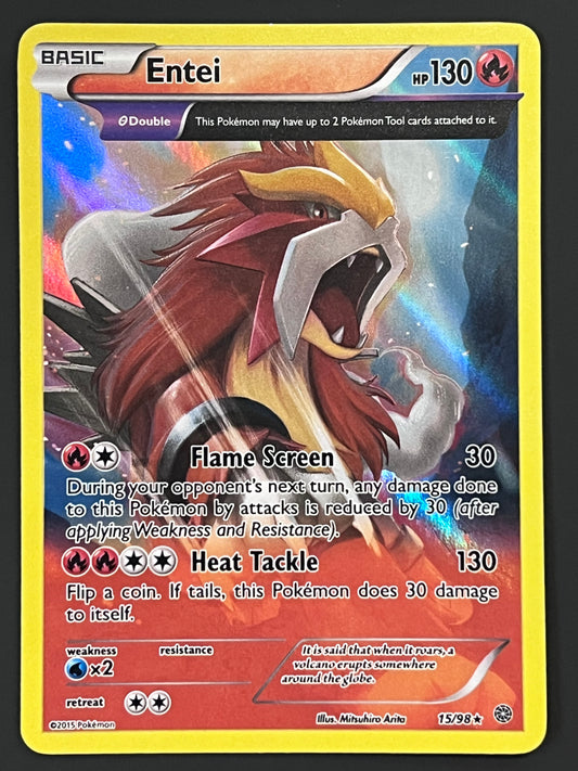 15/98 Entei - Pokémon Ancient Origins Rare Holo