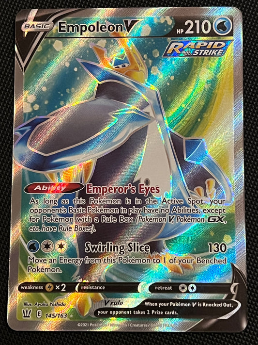 Empoleon V - 145/163 Battle Styles Full Art Rare Holo V