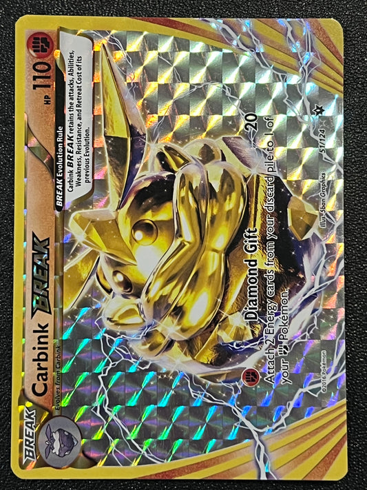 51/124 Carbink Break - Pokémon Fates Collide Ultra Rare