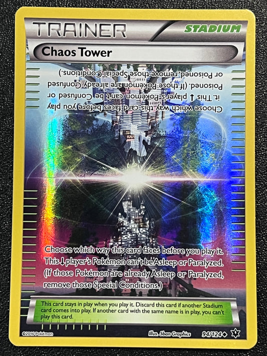 94/124 Chaos Tower - Pokémon Fates Collide Uncommon Reverse