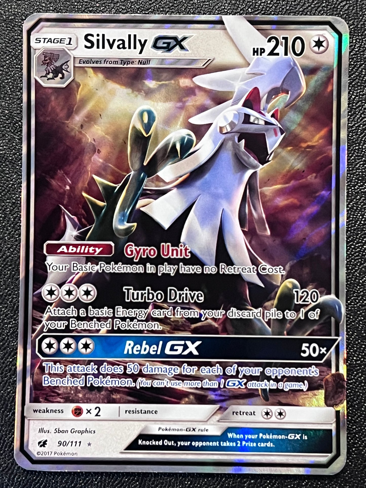 090/111 Silvally Gx - Pokémon Crimson Invasion Ultra Rare