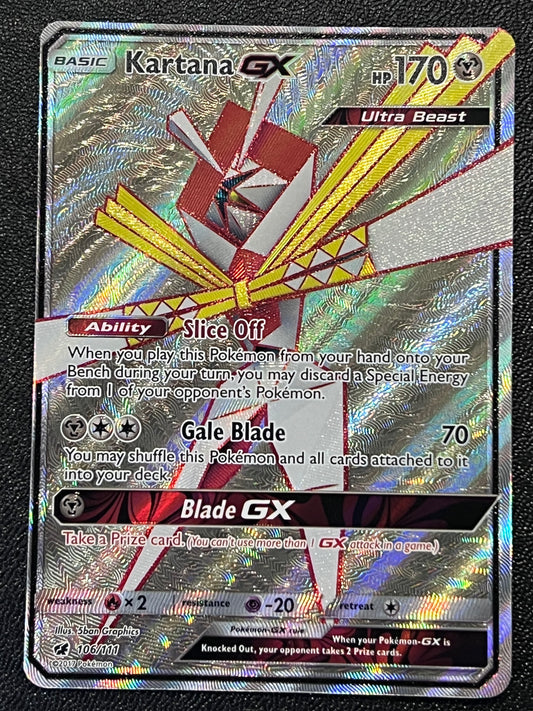 106/111 Kartana Gx - Pokémon Crimson Invasion Full Art