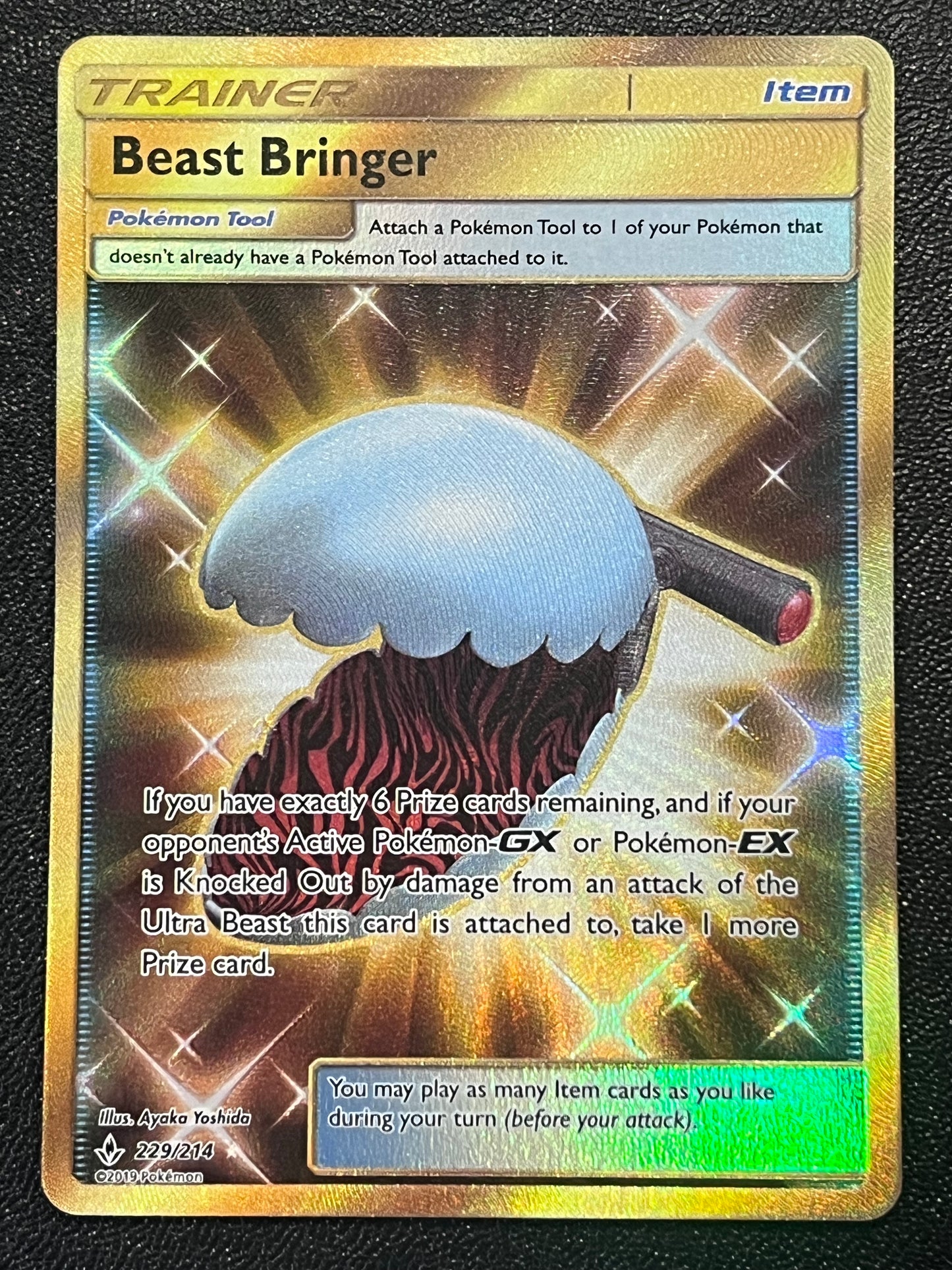 229/214 Beast Bringer - Pokémon Unbroken Bonds Gold Secret Rare