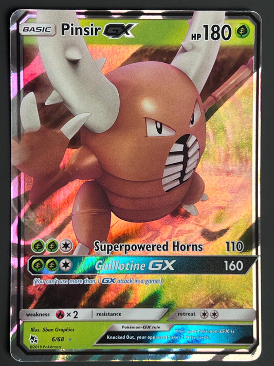 06/68 Pinsir Gx - Pokémon Hidden Fates Ultra Rare