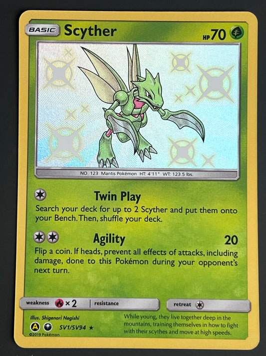 SV01/SV94 Scyther - Pokémon Hidden Fates Shiny Rare