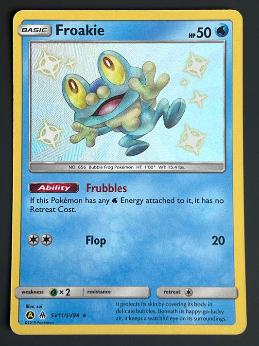 SV11/SV94 Froakie - Pokémon Hidden Fates Shiny Rare