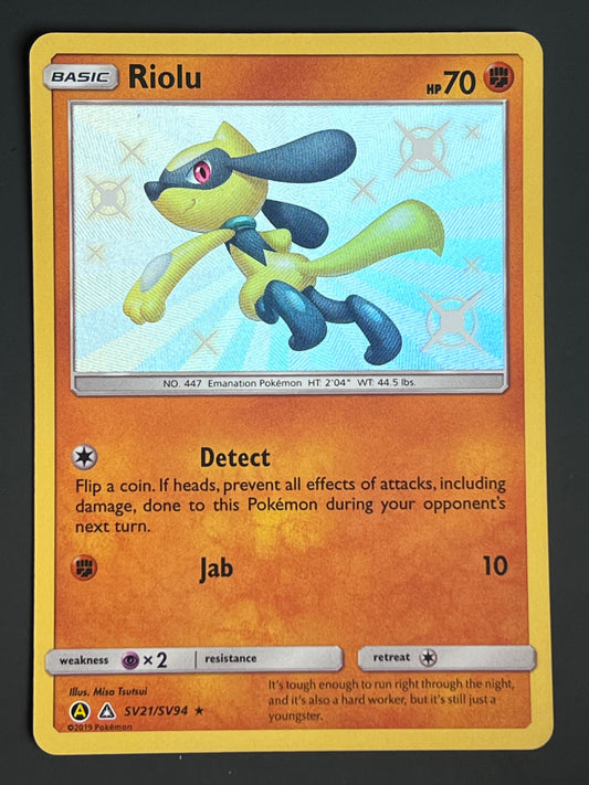 SV21/SV94 Riolu - Pokémon Hidden Fates Shiny Rare