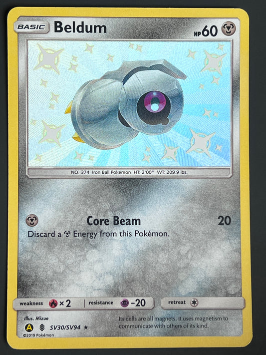 SV30/SV94 Beldum - Pokémon Hidden Fates Shiny Rare