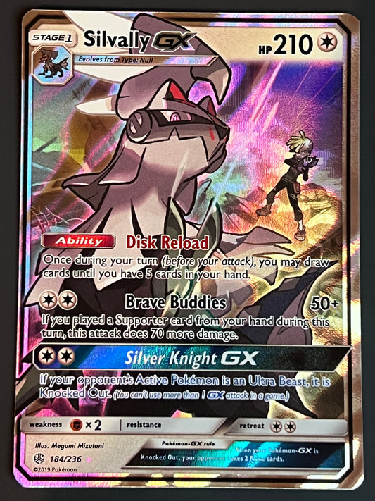 184/236 Silvally Gx - Pokémon Cosmic Eclipse Ultra Rare