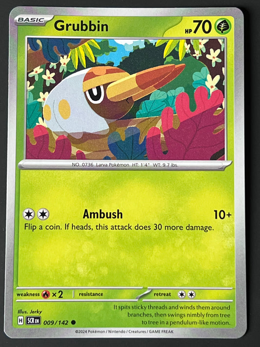 009/142 Grubbin - Pokémon Stellar Crown Common