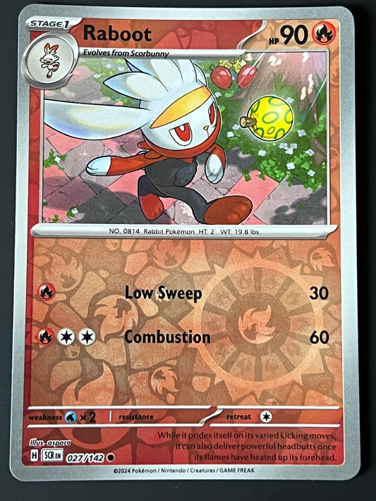 027/142 Raboot - Pokémon Stellar Crown Common Reverse