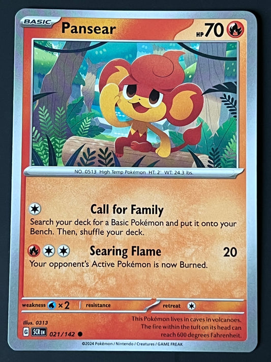 021/142 Pansear - Pokémon Stellar Crown Common