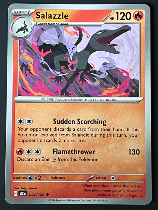 024/142 Salazzle - Pokémon Stellar Crown Uncommon