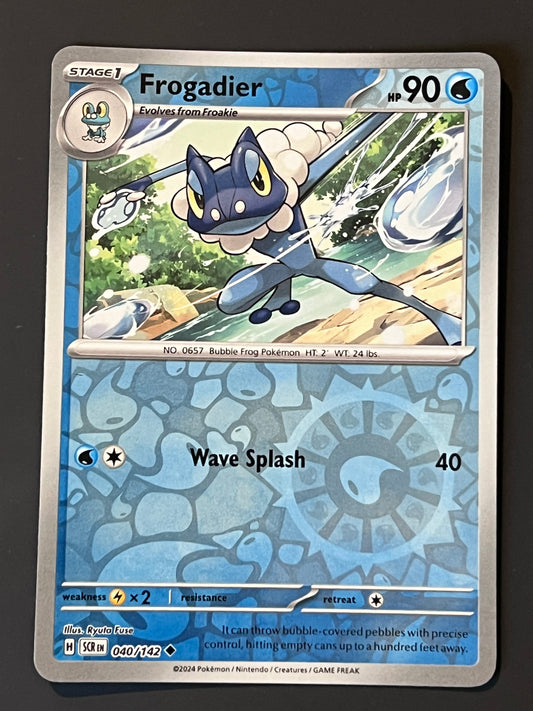 040/142 Frogadier - Pokémon Stellar Crown Uncommon Reverse