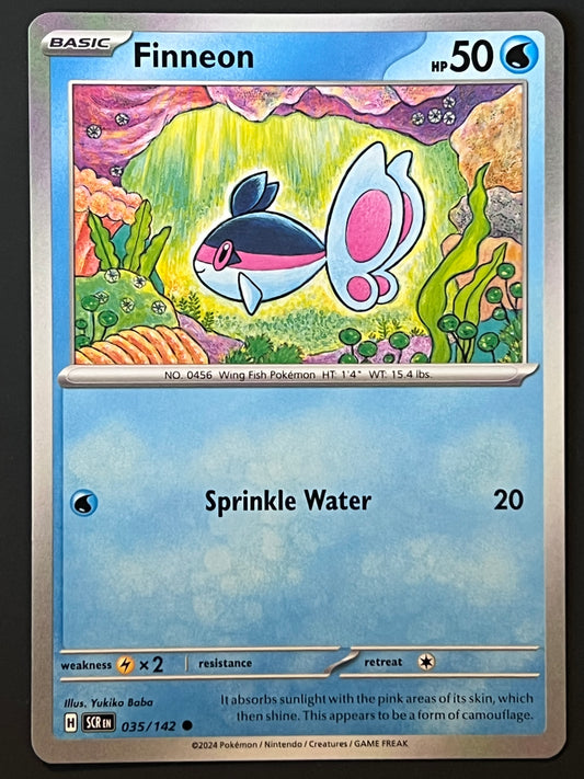 035/142 Finneon - Pokémon Stellar Crown Common