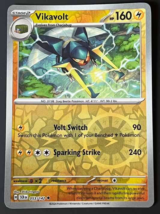 053/142 Vikavolt - Pokémon Stellar Crown Uncommon Reverse