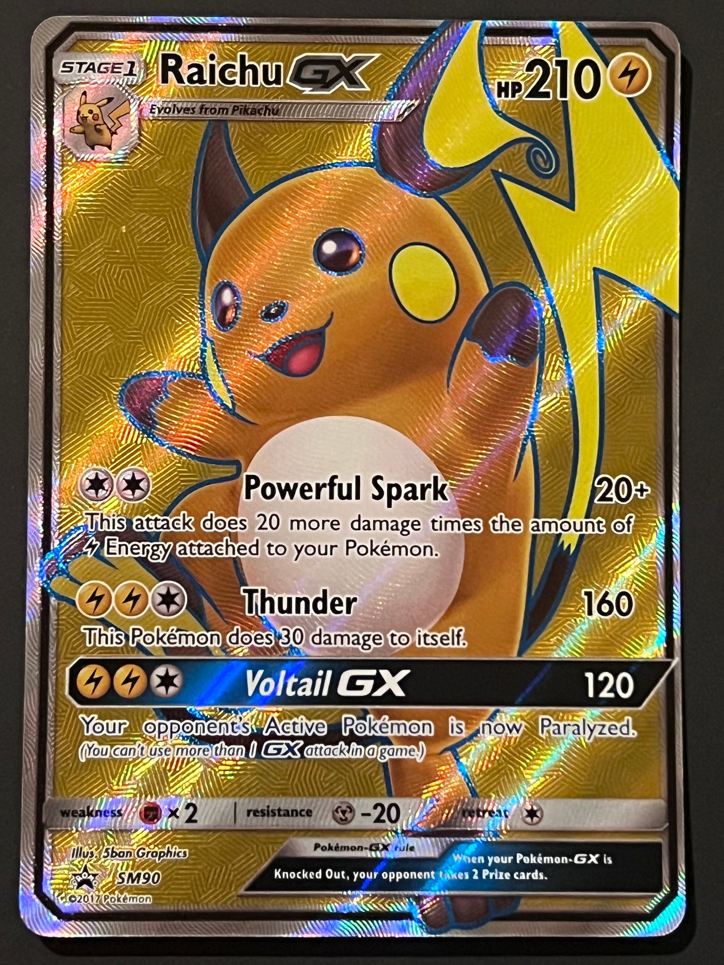 SM090 Raichu Gx - Pokémon Black Star Promo