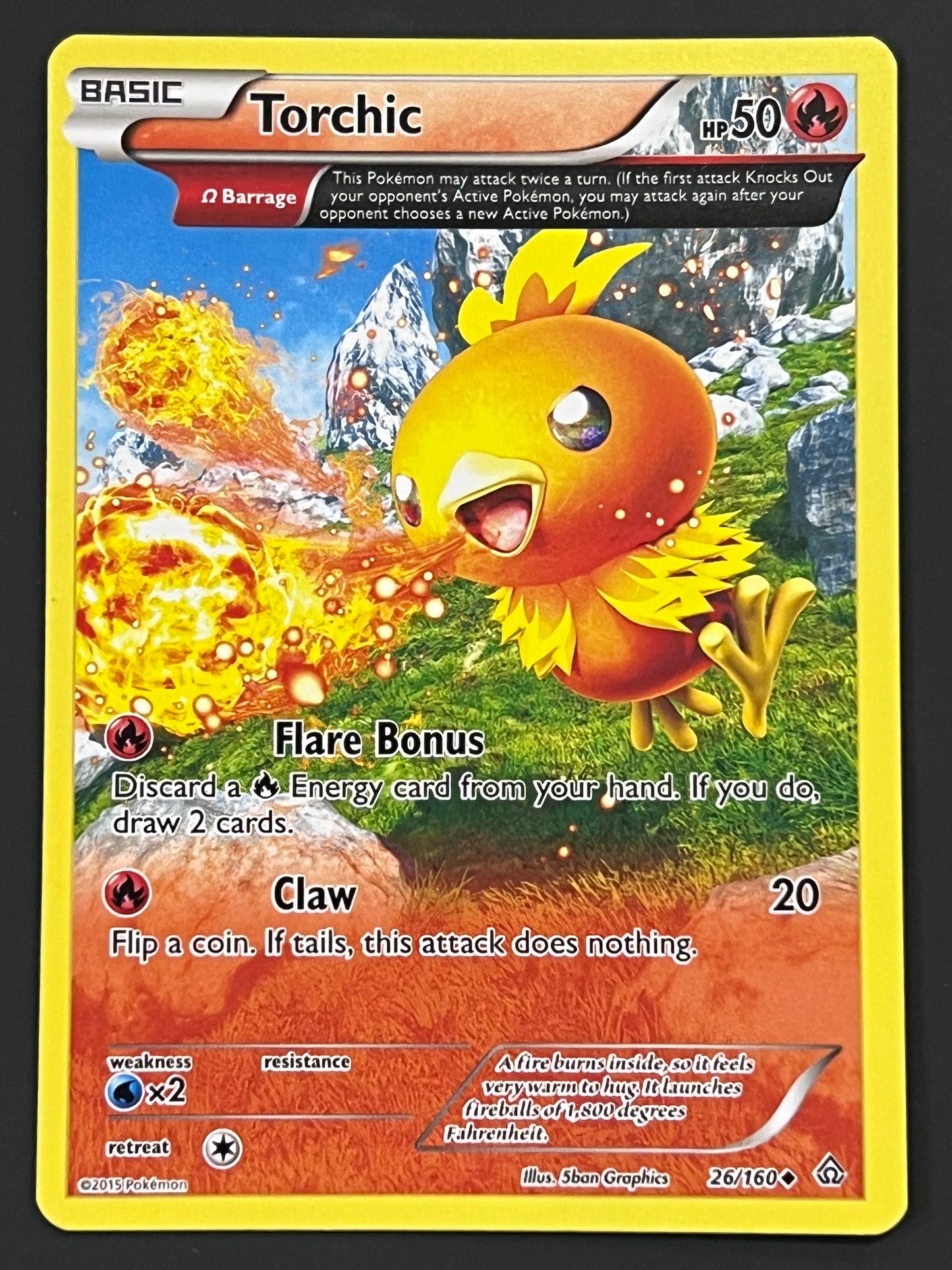 026/160 Torchic - Pokémon Primal Clash Uncommon