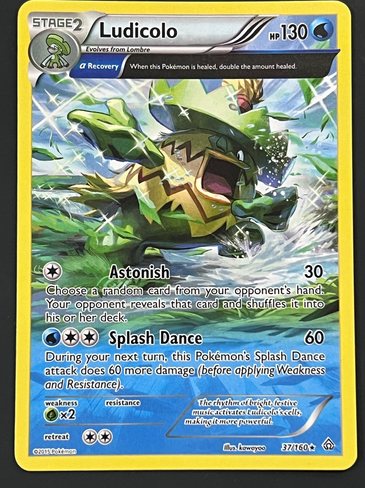 037/160 Ludicolo - Pokémon Primal Clash Rare